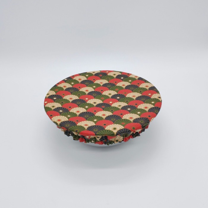 Lot de 3 charlottes couvre-plat Hiro rouge
