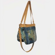 Sac à main jean upcyclé bleu